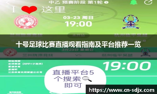 十号足球比赛直播观看指南及平台推荐一览